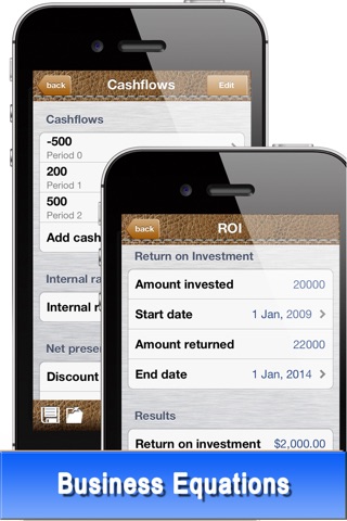 CF Financial Calculator - TVM, Cashflow, Money & Business Equations screenshot 3
