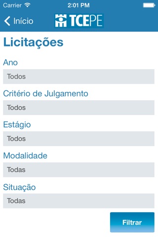 Licitações screenshot 3