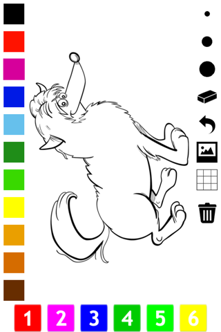 Dog Coloring Book for Little Children: Learn to draw and color dogs, puppies and funny pet scenes screenshot 3