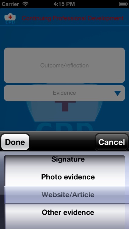 CPD nursing log screenshot-3