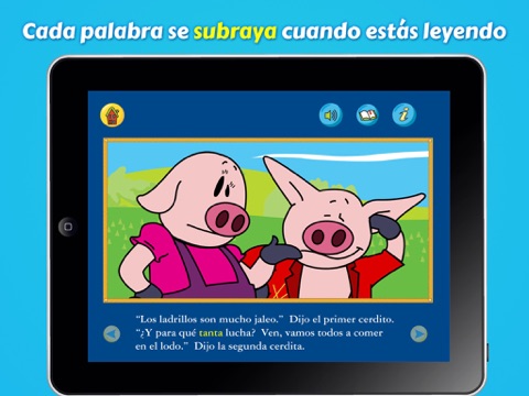 Interactive Children’s Book: Three Little Pigs – Personalized for Your Kids (English-Spanish) screenshot 4