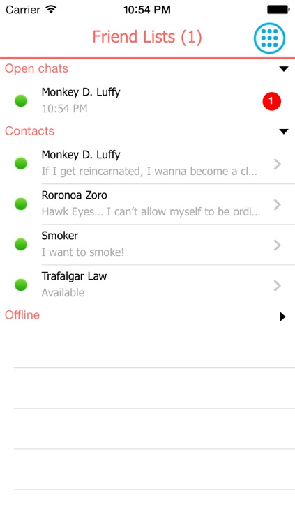 WeMessage GTalk screenshot-3