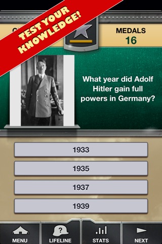 Genius Quiz World War 2 - History Full screenshot 2