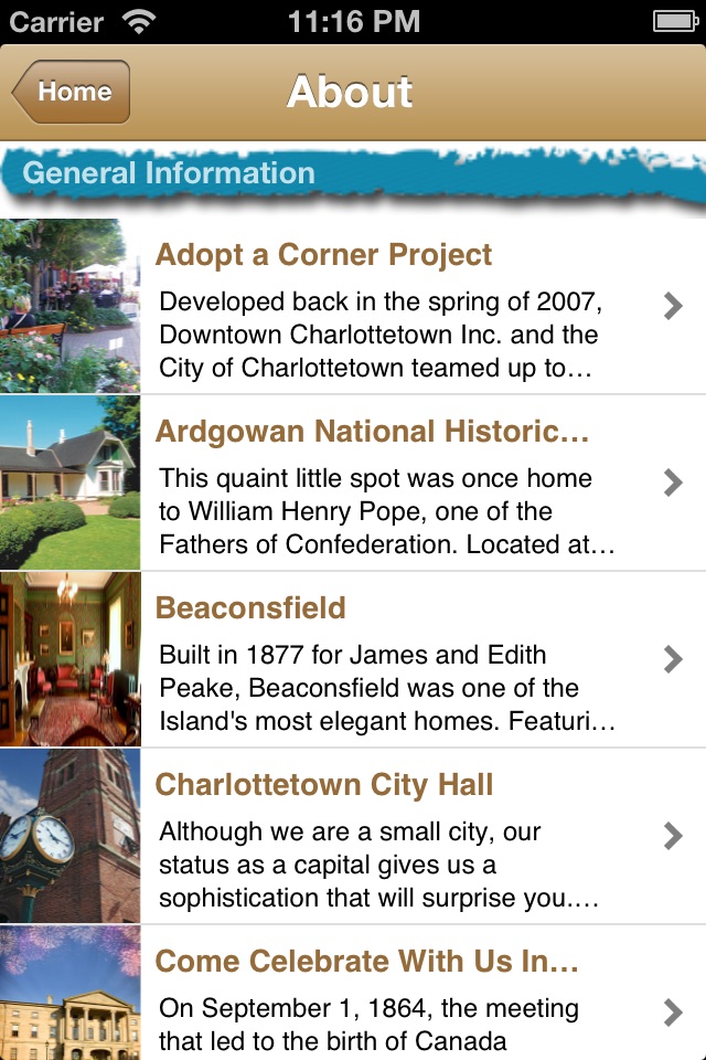 Charlottetown Guide 2013 screenshot 2