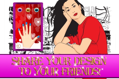 Nail Fashion Party Salon - Dress Up Nails & Beauty Art Spa Design Like Celebrity For Girl Free screenshot 4