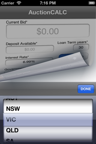 AuctionCALC AU screenshot 2