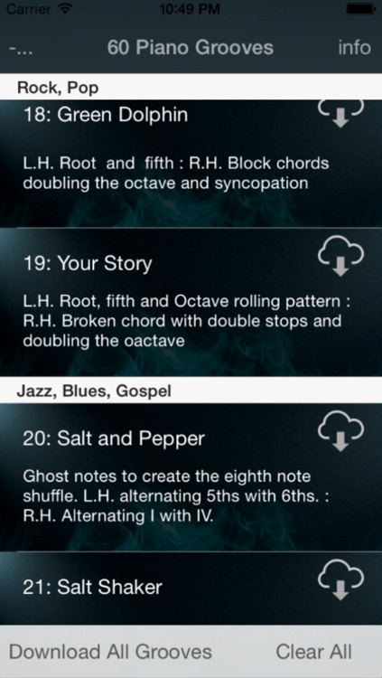 60 Top Hat Piano Grooves Vol. 1