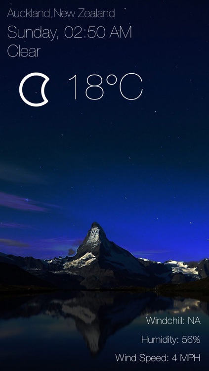 weather animation on home screen