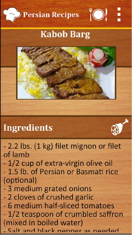 Persian Recipes screenshot-3