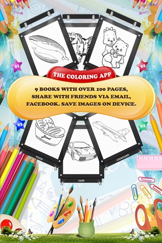 The Coloring App - My First Coloring Book for Kids Free screenshot 2