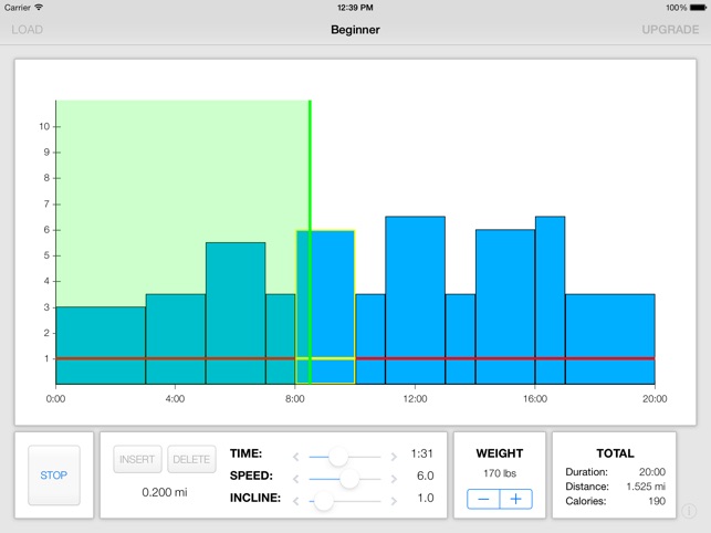 Treadmill Interval Running Lite