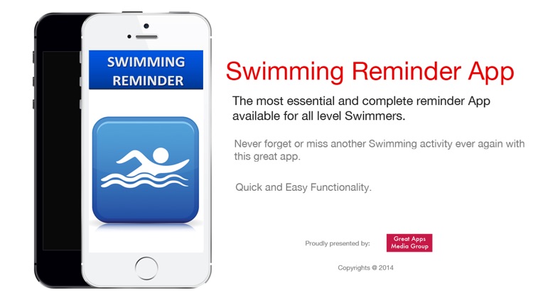 Swimming Reminder App - - Timetable Activity Schedule Reminders-Sport