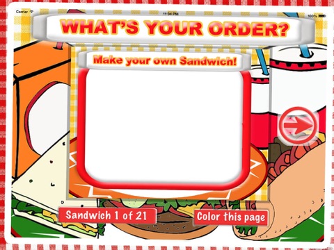 Doodle Diner - A Sandwich Color Splash Saga screenshot 4