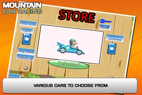 Mountain Car Racing - Control your automobile vehicle through the tough trails. screenshot 2