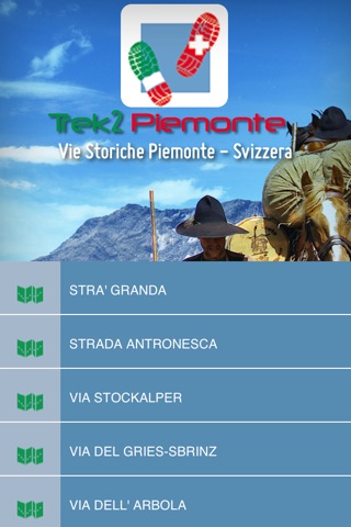 TREK2 PIEMONTE Vie Storiche Piemonte-Svizzera screenshot 2
