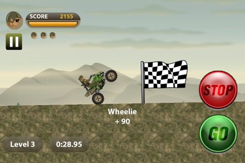 Army Rider Stunt Bike screenshot 4