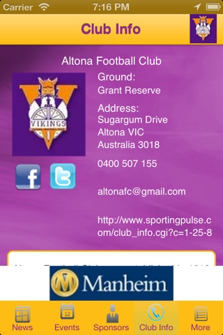 Altona Football Club screenshot 4