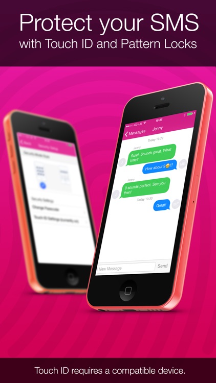 Secret SMS with Touch ID