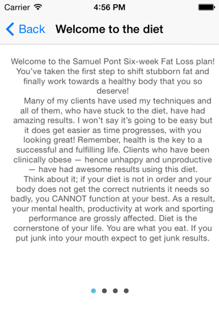 Diet App 6 Weeks to Fat Loss screenshot 3