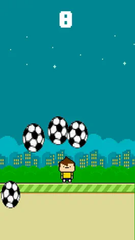 Game screenshot A Terrible Tiny Goalie - Pixel Soccer Game Dodge The 100 Balls apk