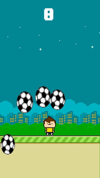 A Terrible Tiny Goalie - Pixel Soccer Game Dodge The 100 Balls