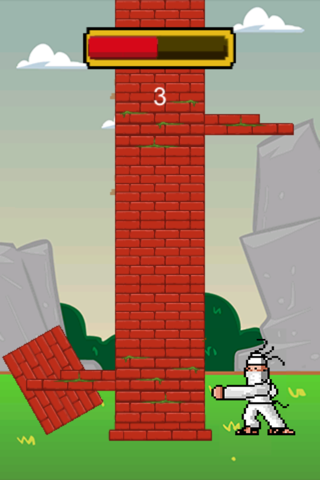 Ninja Man - punch, kick, and slice up the timber screenshot 2