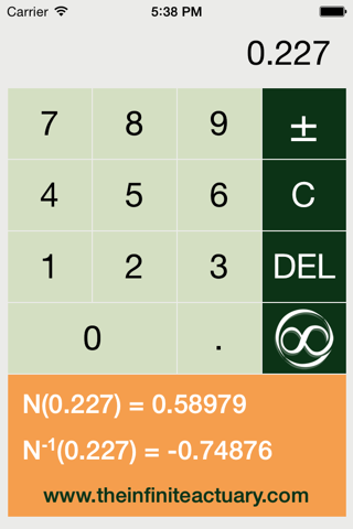 Normal Distribution Calculator screenshot 3