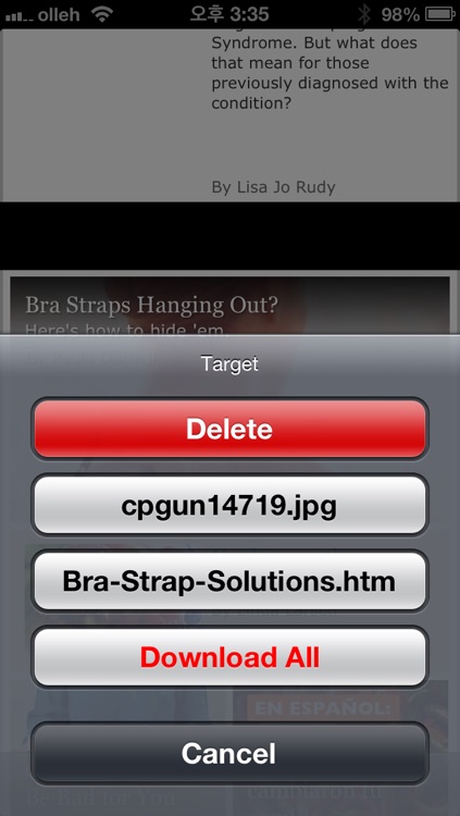 Long Press Downloader