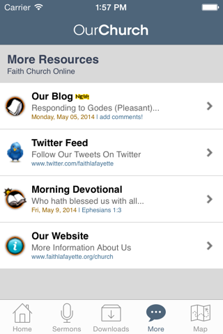 Faith Church, Lafayette screenshot 4