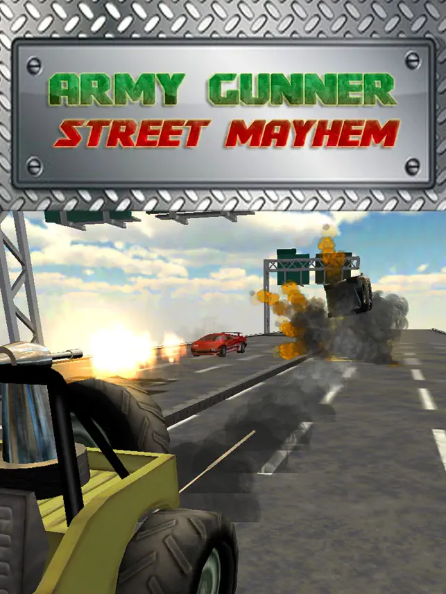 Army Jeep Gunner - Street Mayhem Free, game for IOS