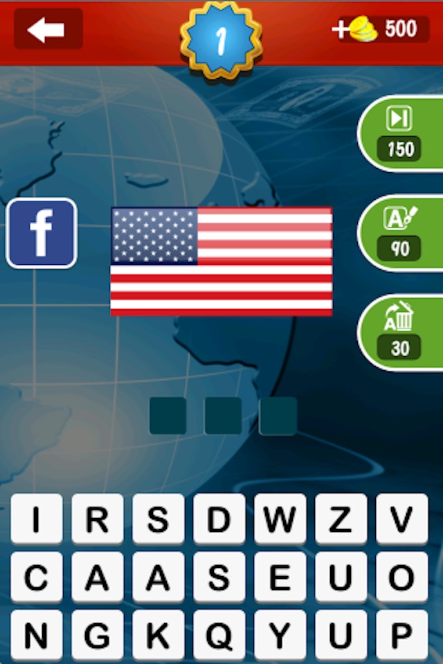 Flag Quiz2 - Guess The Country,Free word,Puzzle Game screenshot 4