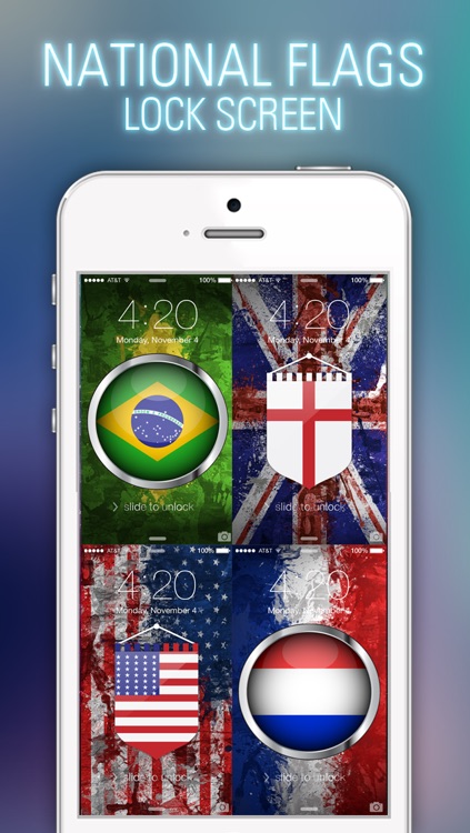 Pimp Your Wallpapers Pro - National Flags Special for iOS 7