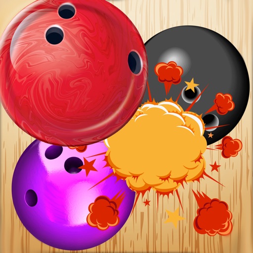 Bowling ball Match Puzzle - Align the ball to win the pin - Free Edition