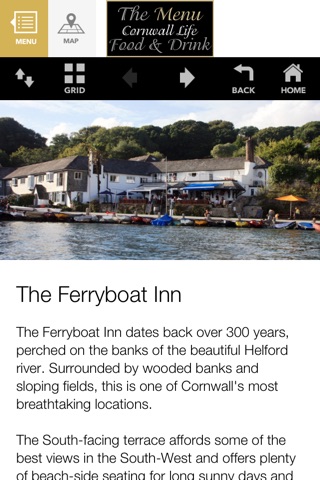 Cornwall Life Food and Drink - The Menu screenshot 3