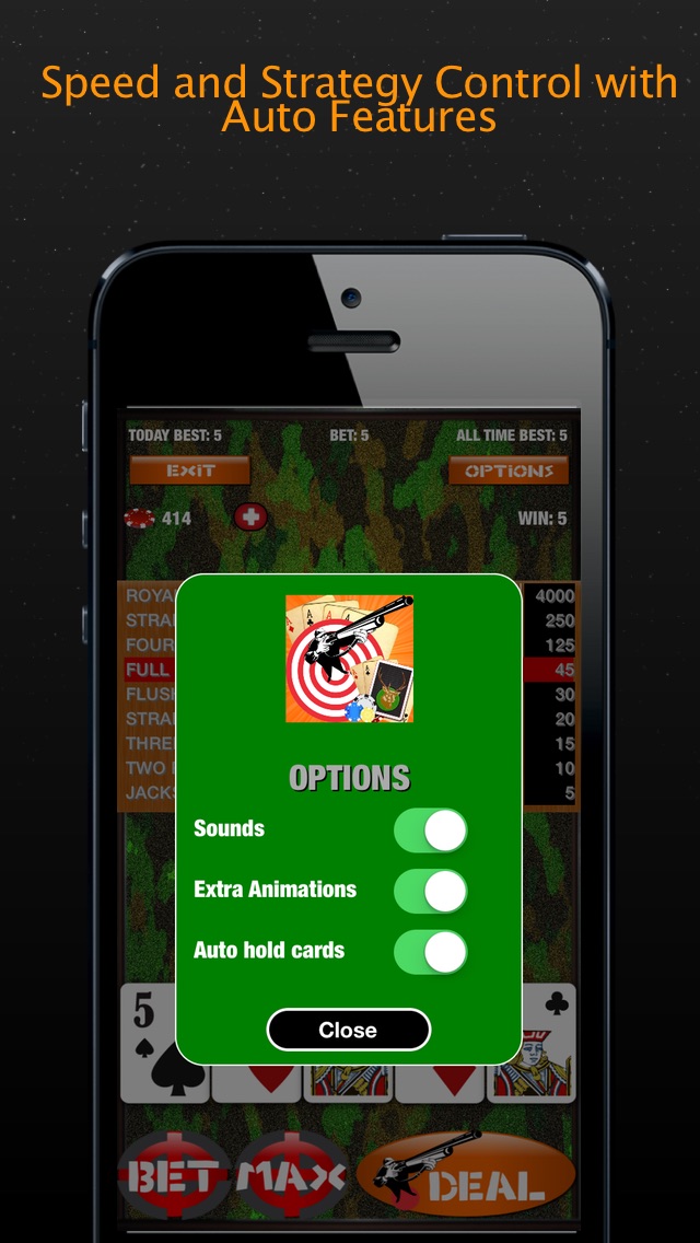 Deer Hunter Poker: High Caliber Video Poker Games for The Ultimate Challenge 1.0 IOS -