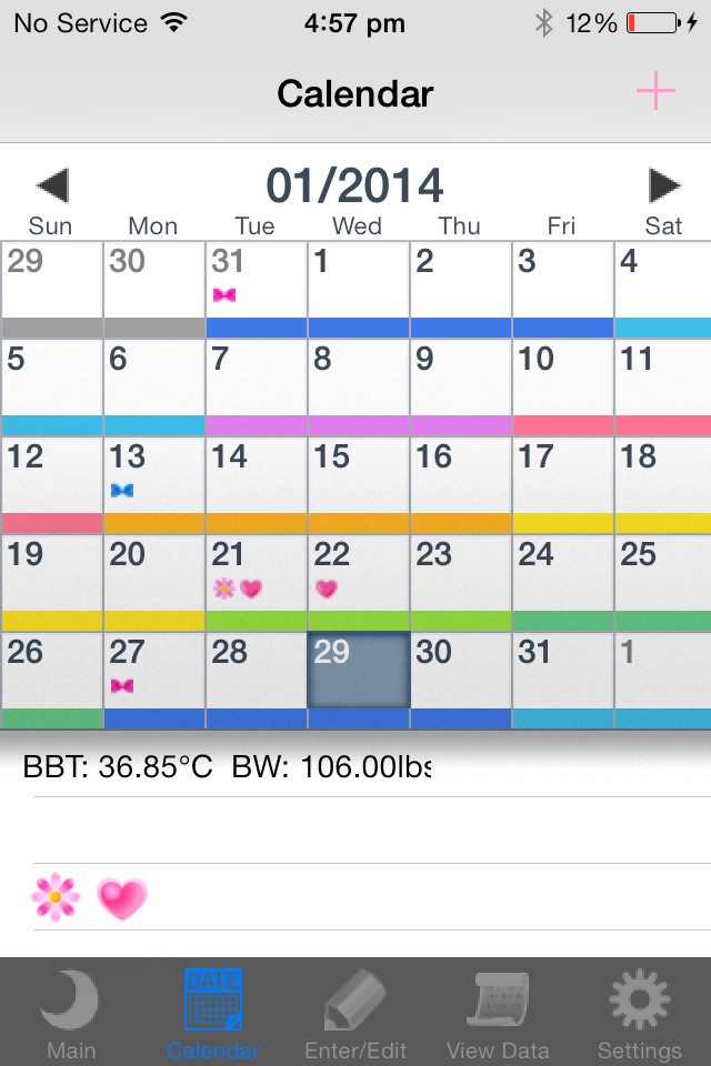 Lunacycle(Menstrual Periods tracker) screenshot 3