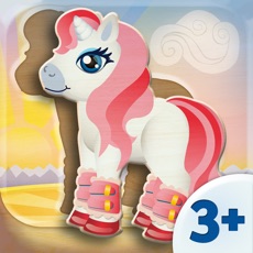 Activities of Apps for Girls - Wooden Pony Puzzle (10 Pieces) 3+