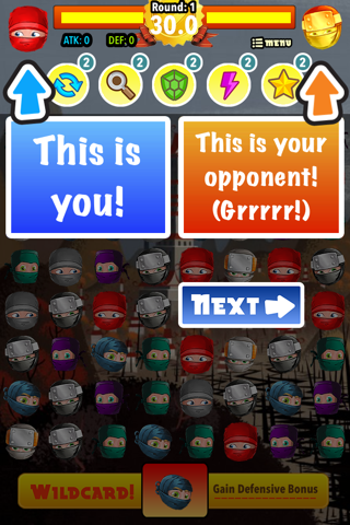 Tiny Ninja War Fighter Match screenshot 3