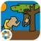 Tembo goes out to play. Interactive book for children. Puzzle Game. Learn Spanish and more languages with Tembo, a great educational storybook app