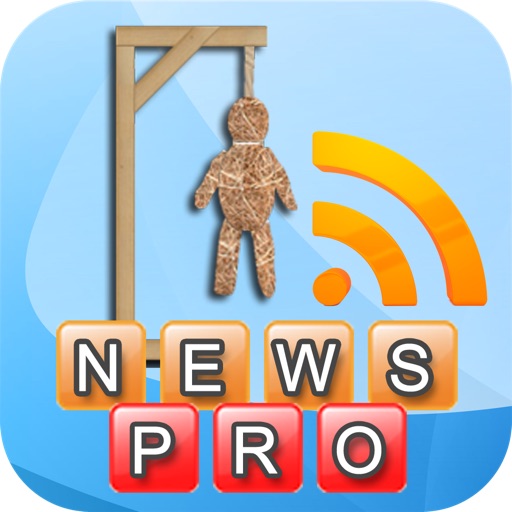 Hangman News RSS Pro in real time with categories News icon