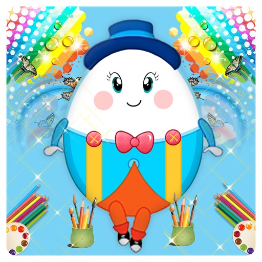 Humpty Dumpty Coloring Book For Kids iOS App