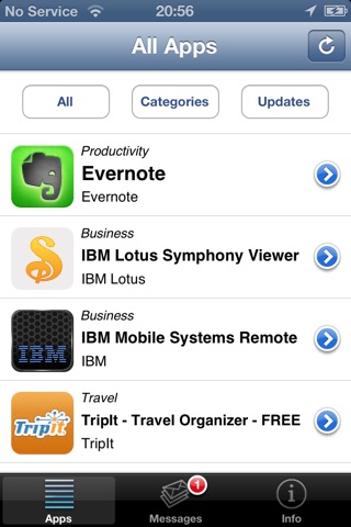 IBM Endpoint Manager Mobile Client screenshot 2