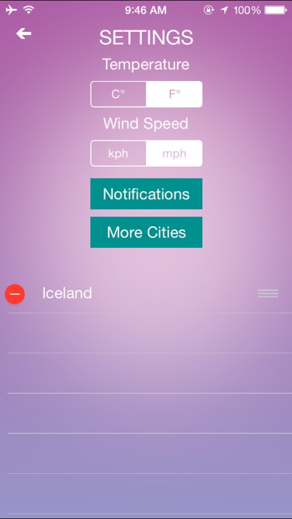 Weather Colors - Live Weather Temperature Forecast App. Get Hourly Weather Notification & Alerts