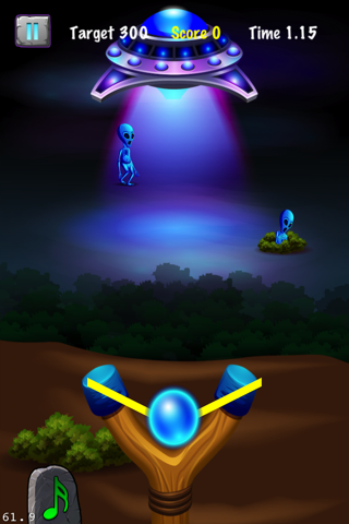 SlingShot Shooting Aliens- FREE Shooter Game Shoot the Aliens and Earn New Weapons screenshot 3