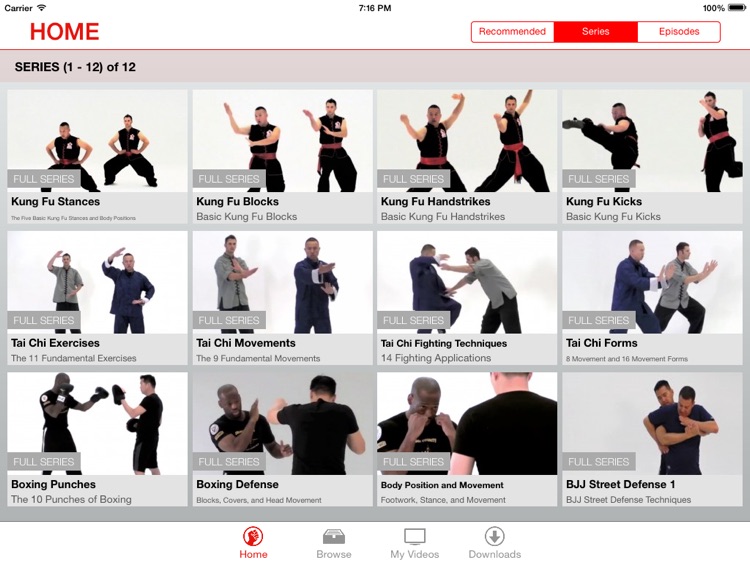 Martial Arts College: Video Lessons for iPad