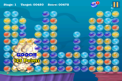 Sea Bubble Splash - Underwater Creatures Popping Game screenshot 2