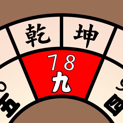 玄空飛星正向羅盤