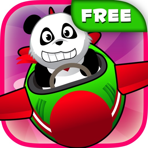 Flying Panda Fun Mission Over Candyland FREE iOS App