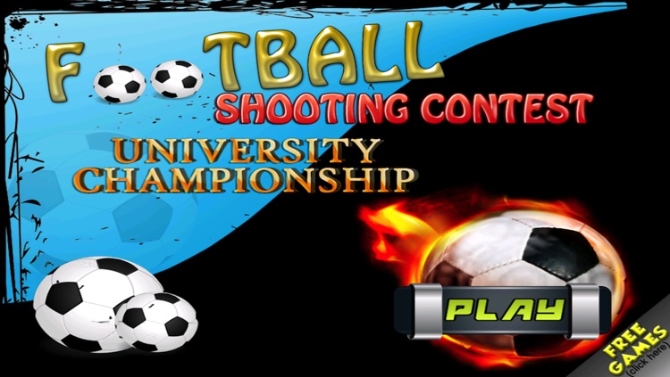 Football ball shooting contest university championship - Free Edition