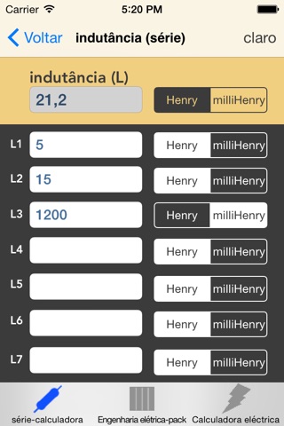 Electrical Series Calculator screenshot 3